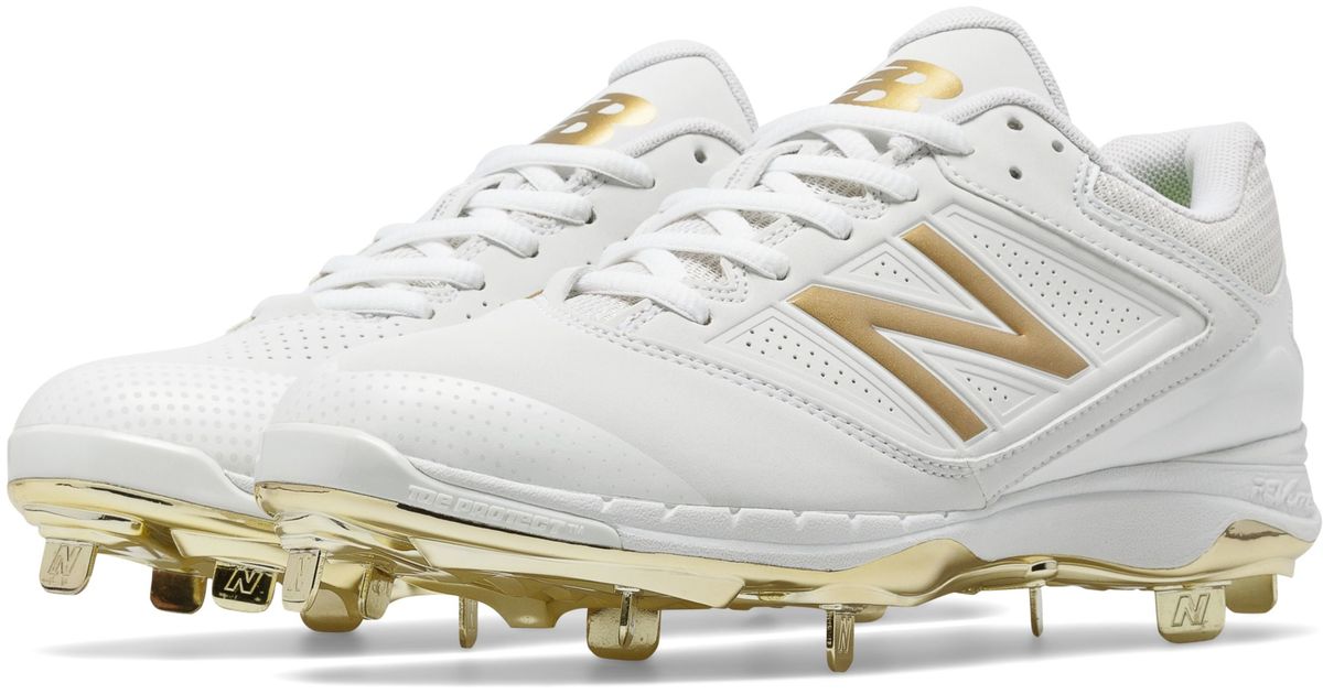 new balance gold baseball cleats